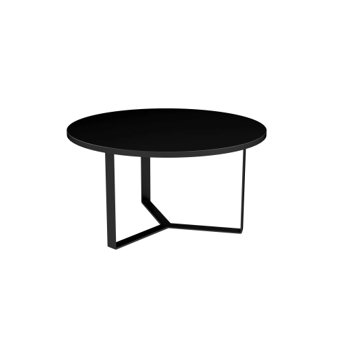 STOLIK KAWOWY Metalowy Blat Czarny Płyta MDF  STK-921